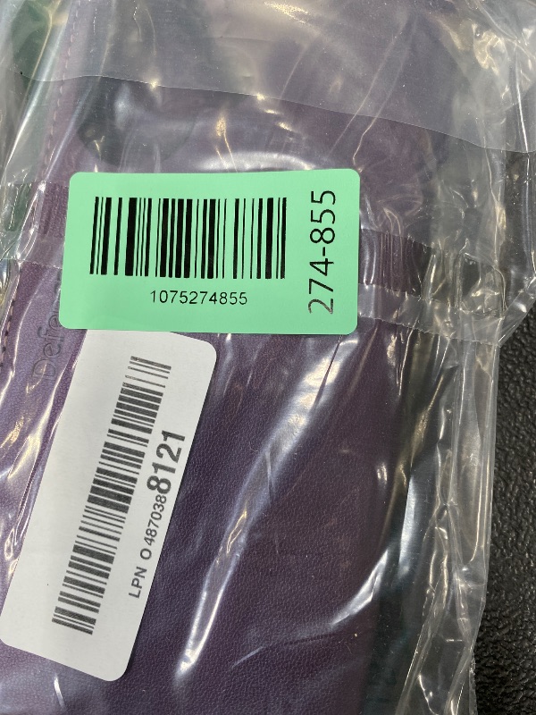Photo 1 of ***Missing strap***Defencase for iPhone 17 Magnetic Wallet Case Compatible with Magsafe with RFID Blocking Zipper Pocket & Card Holder for Women Men PU Leather Strap Detachable Case for iPhone 17 (6.3 inch), Purple***Missing strap***