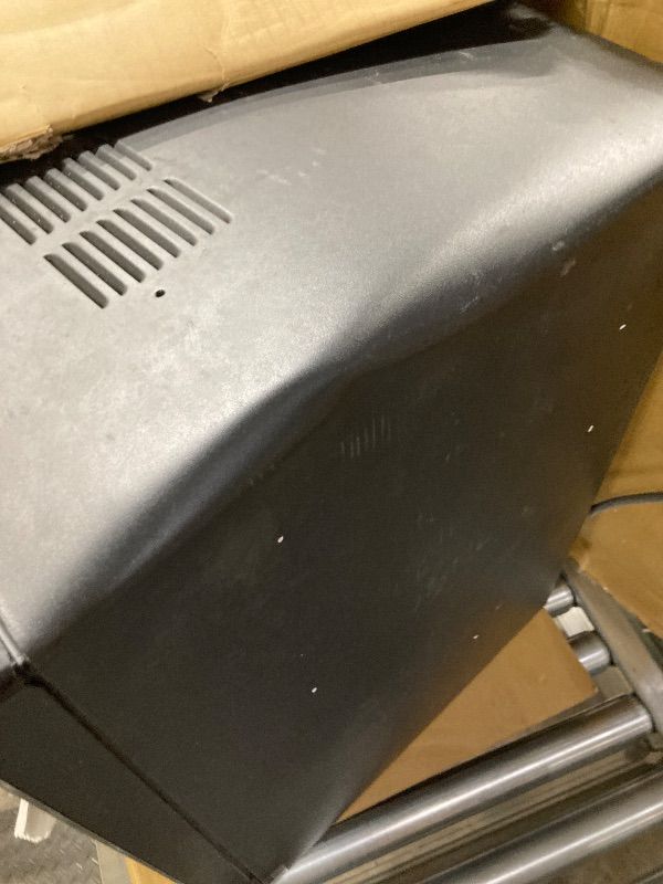 Photo 1 of ***DAMAGED -DENTS, SCUFFS/SCRATCHES, -SELLING AS IS *** SAMSUNG 1.9 cu. ft. Countertop Microwave with Sensor Cooking, Stainless Steel, MS19DG8500SRAA