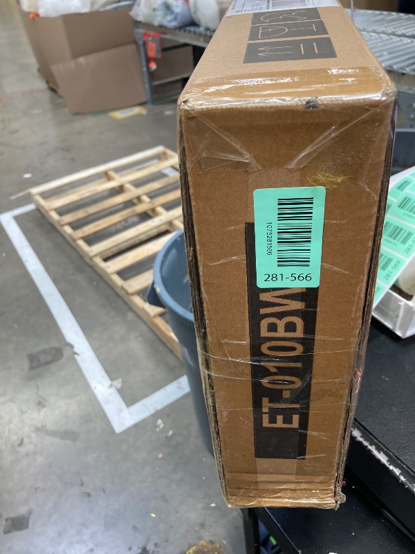 Photo 1 of ***was broken and glued***IRCPEN Adjustable End Table, Small Round Side Table, Drink Table for Small Spaces, Pedestal Nightstand for Living Room, Bedroom, Sofa Couch, Black Wood Grain ET-010BW***was broken and glued***