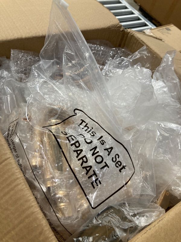 Photo 1 of ***MISSING PIECES -SELLING PARTS ONLY*** Nitial 4 Pcs 5 Arm Crystal Candelabra Centerpieces for Table 27 Inch Retro Victorian Crystal Candle Holders Bowl Table Centerpieces Decor for Wedding Banquet Valentine Dinner Party Event (Gold)