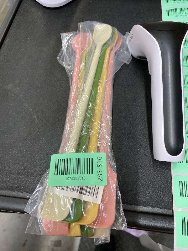 Photo 1 of ****** 2 PACK*****4 Pcs Mini Silicone Spatulas, Reusable Double-end Jar Scrapers for Jam, Lotion, Narrow Bottles