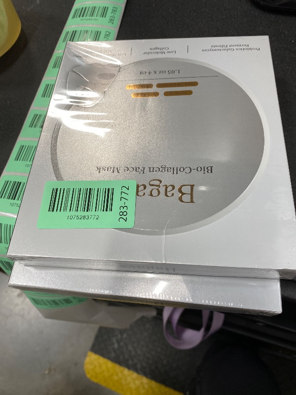 Photo 1 of ***** 2 PACK***** Bagavs Collagen Face Mask with Real Deep Bio-Collagen for Overnight Skin Care, Hydrating, Anti-Wrinkle, Lifting, 30g x 4ea