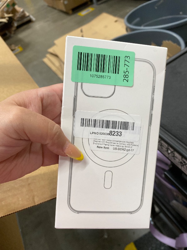 Photo 1 of [Tri-Shield Protection] for iPhone 17 Case with 360° Spin Stand Compatible with MagSafe [Magnetic CD Ring] [Screen & Camera Lens Protector] Shockproof Plating Never-Yellowing, Gold-6.3"