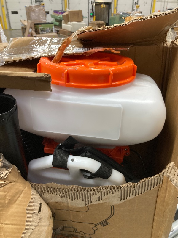 Photo 1 of **Missing for parts**43cc Gas Powered Mosquito Fogger, Backpack Sprayer Cold Fogger with 20L Tank, 39-Foot Spray Range Insect Control Sprayer High-Output Pest Control Machine for Outdoor Use (Orange)