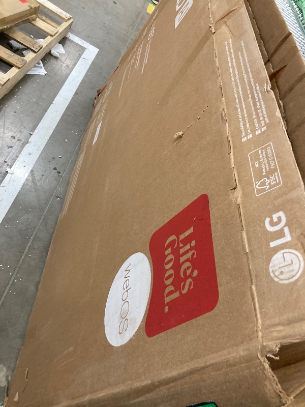 Photo 1 of **NO RETURNS NO REFUNDS/PARTS ONLY/BROKEN***LG 65-Inch Class QNED QNED82A Series Smart TV w/AI Sound, HDR10, 4K Super Upscaling, Filmmaker Mode, Wow Orchestra, Alexa Built-in (65QNED82AUA, 2025)