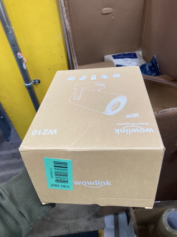 Photo 1 of [Built-in Apps & 2026 Upgraded] Mini Projector with WiFi 6 and Bluetooth 5.4 Support 4K 1080P Auto Keystone 180° Rotatable Projector Portable