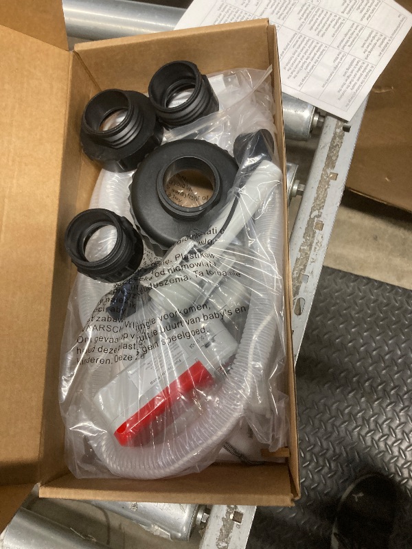 Photo 1 of ***MISSING PIECES -SELLING AS PARTS ONLY*** Fuel Transfer Pump with Auto Stop Sensor, 3.2 GPM Portable Fuel Pump, 51" Extra Long Hose Transfer Pump, 4 Can Adapters, Battery or USB Powered, Gas Can Pump for Oil, Gasoline, Kerosene, Diesel