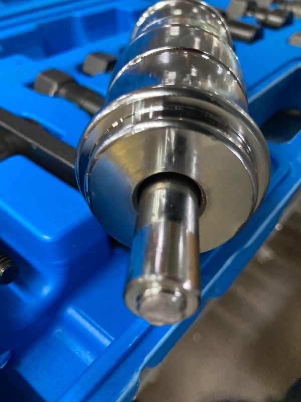 Photo 1 of **PARTS ONLY**12pcs Blind Hole Bearing Puller Set Internal Bearing Extractor Puller Kit Motorcycle Bicycle Wheel Bearing Removal Tool Slide Hammer Pilot Insert Inner Bearing Puller Tool with Expanding Collet 8-32MM