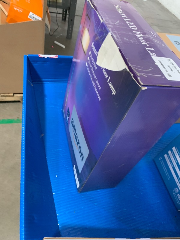 Photo 1 of **MISSING LAMP SHADE HOLDER**PARTPHONER Smart LED Floor Lamp with APP Control & RGB Colors - 69'' Dimmable Standing Lamp for Living Room Bedroom,12W Bulb Included Timer