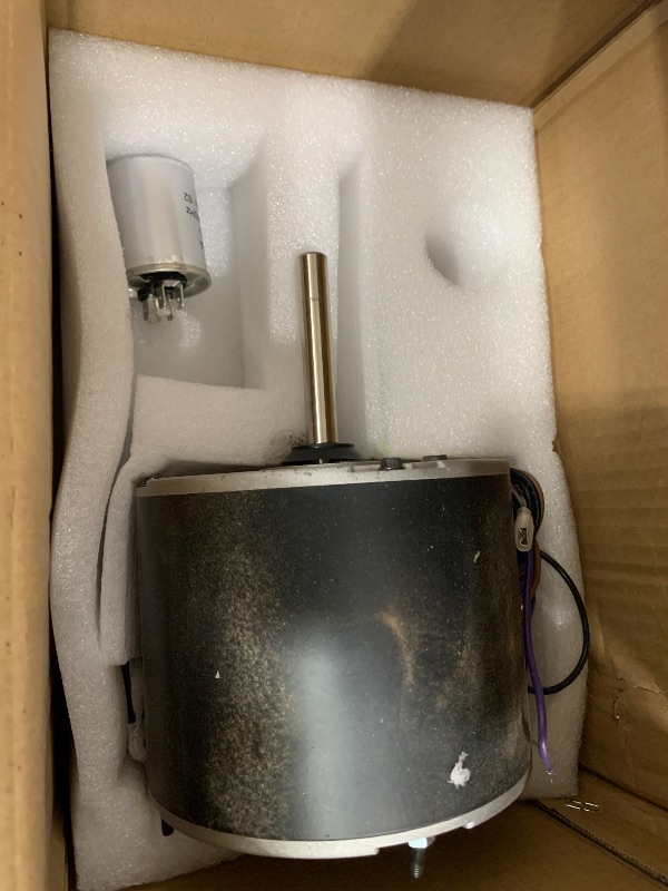 Photo 1 of 0131M00061SP, 1/4 Hp Condenser Fan Motor Replaces Goodman Condenser Fan Motor, Zongshan Broad-Ocean YDK-180S84062-01-830 RPM, 1-Speed, Replaces Amana Janitrol P/N: 0131M00014PS