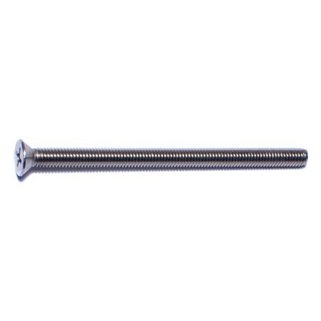 Photo 1 of #10-32 X 2-1/2 18-8 Stainless Steel Fine Thread Phillips Flat Head Machine Screws MSFSS-299
