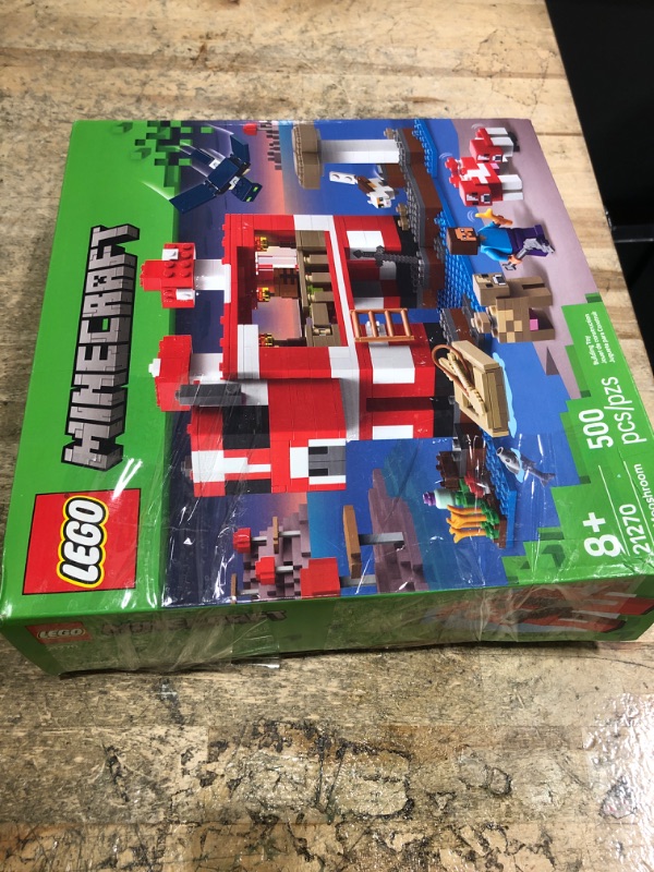 View 2 of ***MISSING PARTS***
LEGO Minecraft The Mooshroom House Toy Figures and Playset - Building Minecraft Toy for Kids, Boys and Girls, Ages 8+ - with Steve and Other Figures for Pretend Play - Gift Idea for Birthdays - 21270