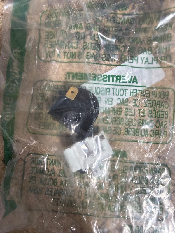 Photo 1 of (2 Pieces in) Refrigerator Starter Relay 4.7 PTC 2 Pin Refrigerator Starter Relay and Refrigerator Overload Protector Replacement Part