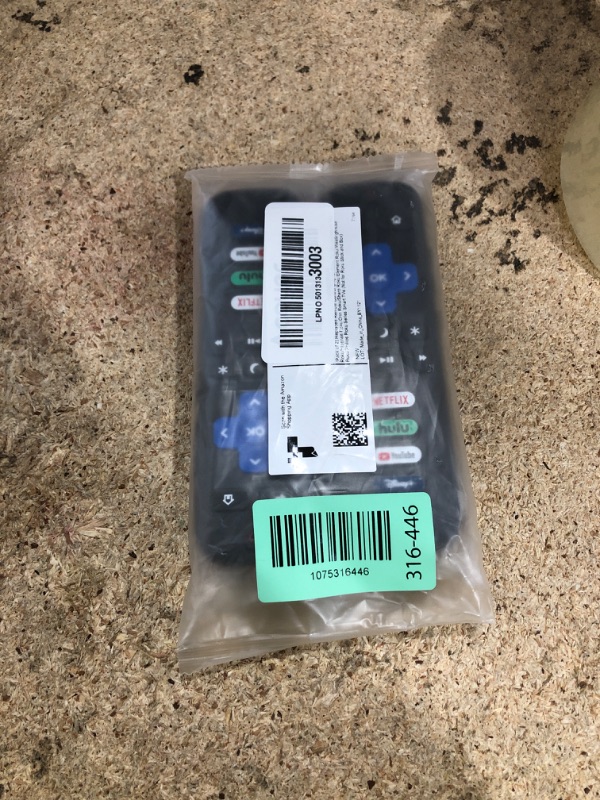 Photo 1 of (Pack of 2) Replacement Remote Control Only for Roku TV, Compatible for TCL Roku/Hisense Roku/Onn Roku/Sharp Roku/Element Roku/Westinghouse Roku/Philips Roku Smart TVs (Not for Roku Stick and Box)