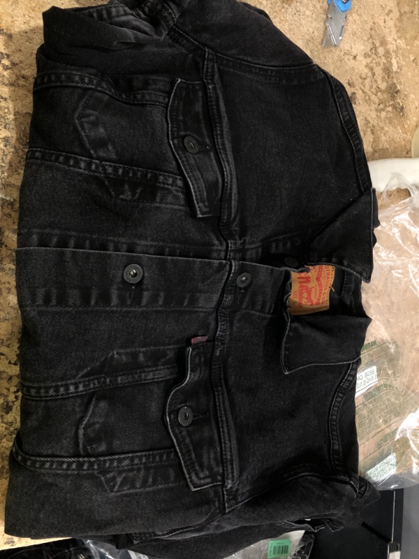 Photo 1 of **ONE SLEEVE BUTTON IS MISSING**Levi's Men's Trucker Jacket (Also Available in Big & Tall), (New) Thursday Nights, Large Standard