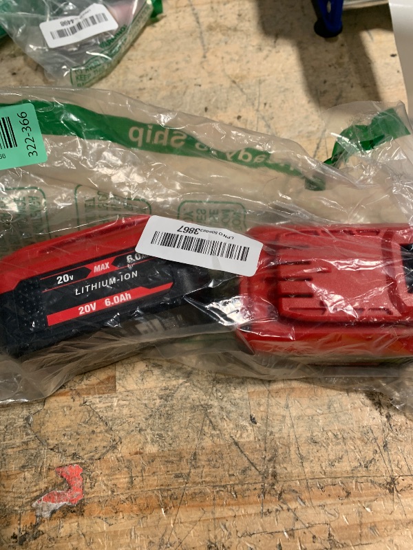 Photo 1 of ?UNFUCTIONAL? 2Pack 6.0Ah 20V Replacement Battery for V20 Craftsman 20V Battery MAX CMCB204 CMCB202 CMCB201 CMCD700C1 CMCS500B (All of V20 Cordless Tool Series) High Capacity