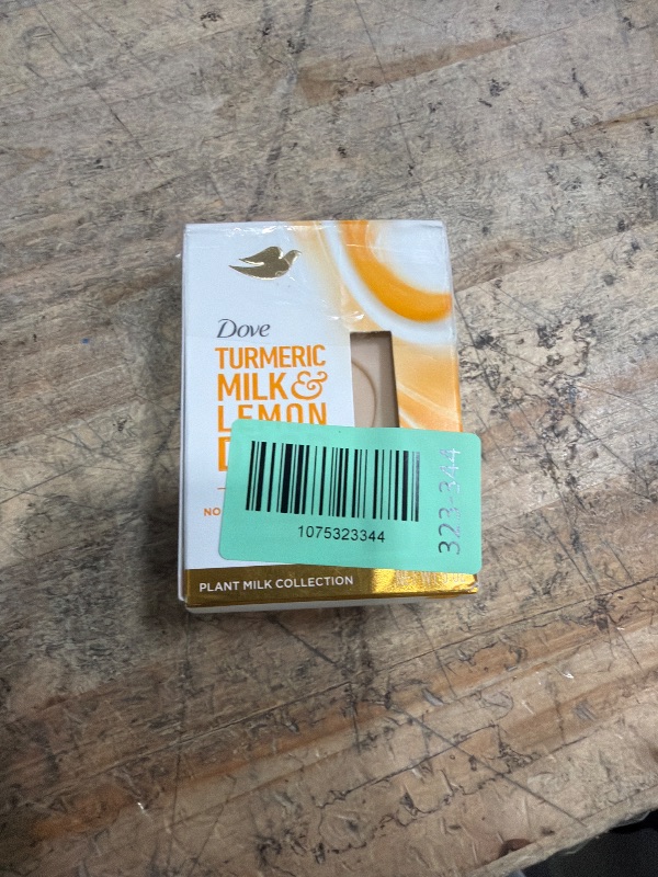 Photo 1 of **PACKAGFE OPEN BUT PRODUCT BRAND NEW**Dove Plant-Based Beauty Bar Soap, Glow Booster, Turmeric Milk & Lemon Drop, 5 OZ