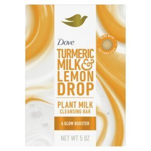 Photo 1 of **PACKAGFE OPEN BUT PRODUCT BRAND NEW**Dove Plant-Based Beauty Bar Soap, Glow Booster, Turmeric Milk & Lemon Drop, 5 OZ