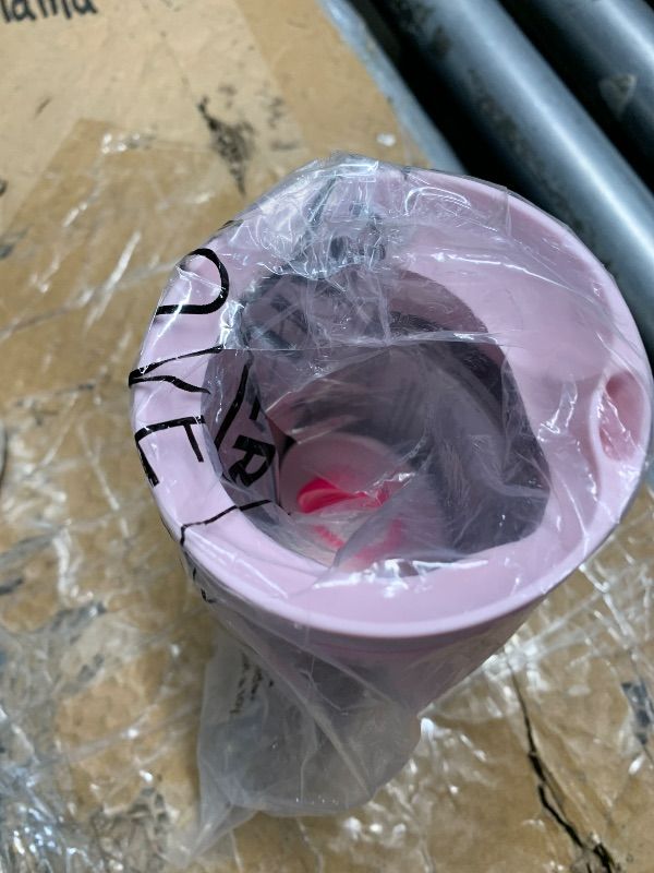 Photo 1 of ***DAMAGED - SEE NOTES/PICTURES***
Owala SmoothSip Slider Insulated Stainless Steel Coffee Tumbler, Reusable Iced Coffee Cup, Hot Coffee Travel Mug, BPA Free 12 oz, Pink (Pucker Up)