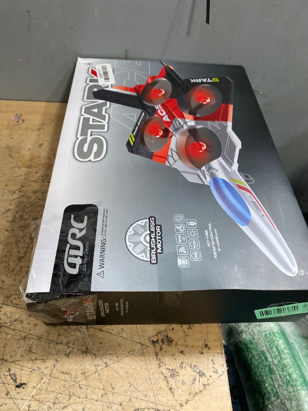 Photo 1 of ****PARTS ONLY **** 4DRC V39 Foam Remote Control Airplanes RC Planes with Camera,RC Airplane Fighter Jet with Light,Gravity Control, Auto-Follow, Trajectory Flight,One Key Take Off, 2 Batteries,Blue