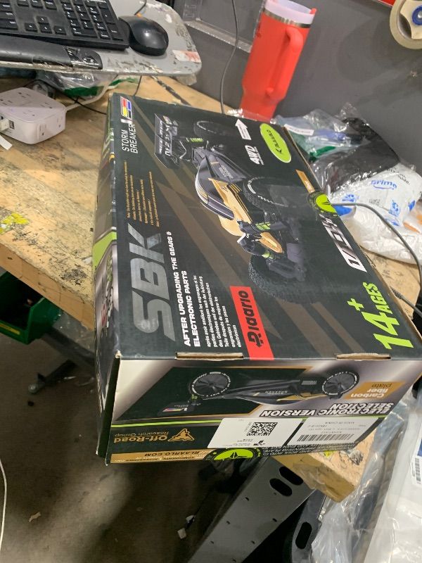 Photo 1 of **Parts Only** RIAARIO 1/10 Brushless RC Cars, RTR Monster Truck, Beginner RC Buggy, MAX 50+ MPH, 4WD, Waterproof, Carbon Fiber, Black, Ages 14+