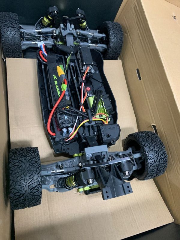 Photo 1 of **Parts Only** RIAARIO 1/10 Brushless RC Cars, RTR Monster Truck, Beginner RC Buggy, MAX 50+ MPH, 4WD, Waterproof, Carbon Fiber, Black, Ages 14+