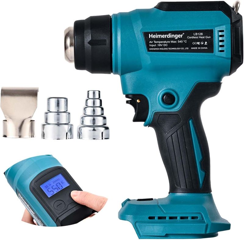 Photo 1 of ***STOCK PHOTO FOR REFERENCE ONLY** XGH02ZK 18V LXT® Lithium-Ion Cordless Variable Temperature Heat Gun, Tool Only