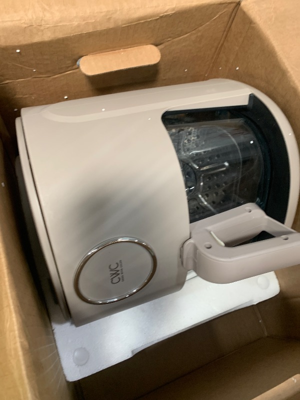 Photo 1 of **Parts Only** COOK WITH COLOR Colorful 1200W 4Qt Air Fryer: Glass Basket, Dishwasher Safe, 60min Timer, 6 Presets, Temp Control 175F-400F, 4 QT, Goat/Mink
