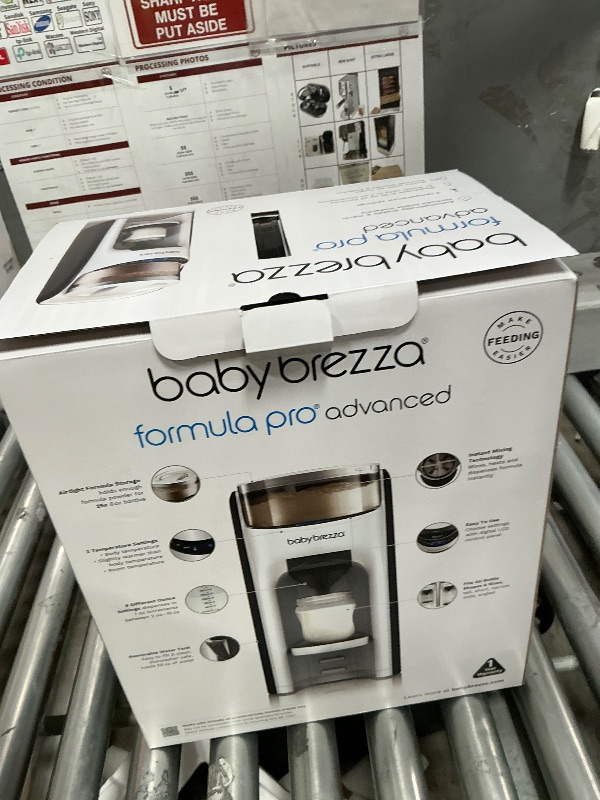 Photo 1 of **NEEDS CLEANING**Baby Brezza New and Improved Formula Pro Advanced Formula Dispenser Machine - Automatically Mix a Warm Formula Bottle Instantly - Easily Make Bottle with Automatic Powder Blending, White