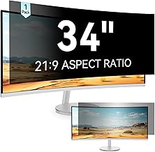 Photo 1 of [2026 New] 34 Inch Curved Computer Privacy Screen Protector for 21:9 Aspect Ratio Widescreen Monitor,Removable Eye Protect...
[2026 New] 34 Inch Curved Computer Privacy Screen Protector for 21:9 Aspect Ratio Widescreen Monitor,Removable Eye Protection Ant