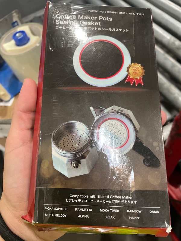Photo 1 of [UPGRADED] Sealing Gasket for Bialetti New Venus Induction 4 Cups (5.7Oz 170ML) Stovetop Espresso Maker - 6 PCS Silicone Seal Ring for Venus Kitty Musa Class Stainless Steel Stovetop Coffee Maker Pots