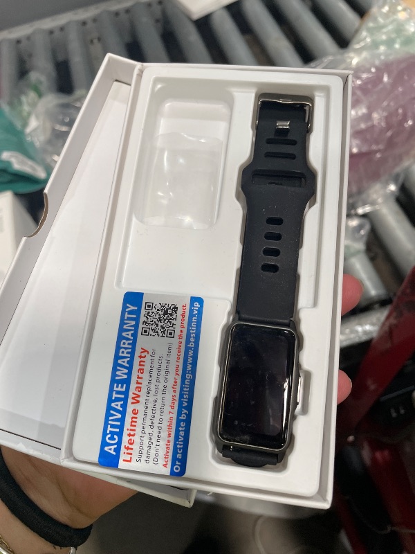 Photo 1 of **MISSING CHARGER**Smart Watch Fitness Tracker with 24/7 Heart Rate, Blood Oxygen Blood Pressure Monitor Sleep Tracker 120 Sports Modes Activity Trackers Step Calorie Counter IP68 Waterproof for Andriod iPhone Women Men