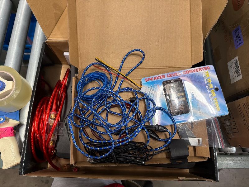Photo 1 of **ITEMS FACTORY SEALED** SUBPULSIX 1600W Slim Underseat Car Subwoofer and Amp Package, Under Seat Subwoofer with Built-in Class D Amp & DSP, LED Light Switch, Deep Subsonic Bass, Powered Subwoofer Car Audio for Truck/SUV