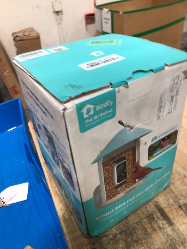 Photo 1 of **ITEMS FACTORY SEALED** NETVUE by Birdfy Smart Bird Feeder with 2K HD AI Camera Solar Powered, Wireless Wildbird Watching, Live Stream&Color Night Vision, Auto-Capture & Notify, Free Cloud Storage(AI by Subscription)