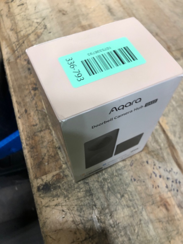 Photo 1 of **FACTORY SEALED**  Aqara Smart Doorbell Camera G410 with Chime, 2K, HomeKit Secure Video, 2-Way Audio, Built-in Matter Hub, Wireless/Wired, Supports Apple Home, Alexa, Google, Home Assistant, 2.4G/5GHz Wi-Fi, Gray