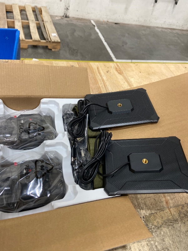 Photo 1 of **ITEMS FACTORY SEALED** MAXDONE Solar Trail Camera 2 Pack - 4K 64MP WiFi Bluetooth Solar Deer Camera with Night Vision Motion Activated, Game Camera IP66 Waterproof, Wildlife Cameras Built-in Battery Rechargeable Power