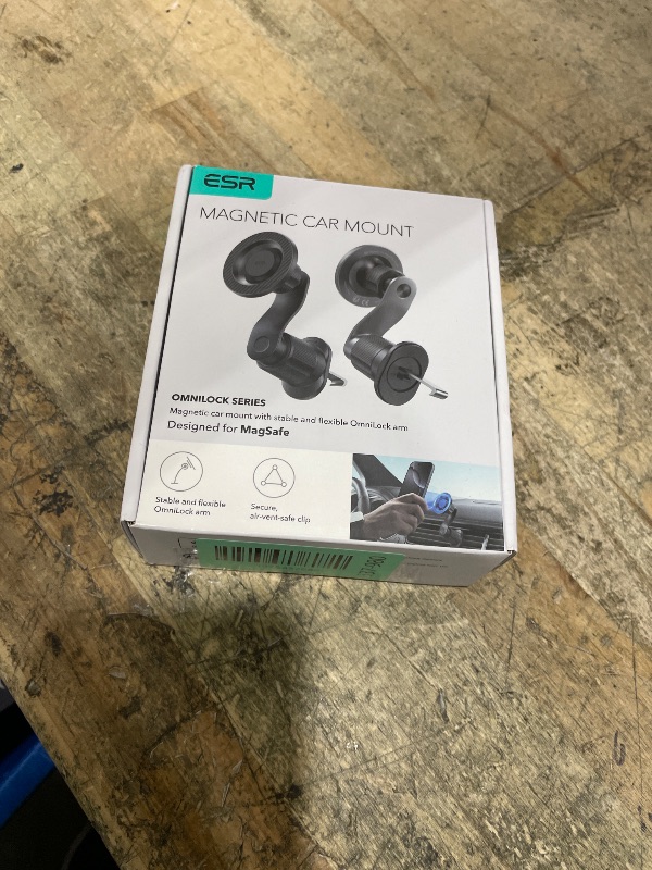 Photo 1 of ***MISSING 1***
ESR OmniLock for MagSafe Car Mount, 360° Rotation, Car Phone Holder for Air Vent, Magnetic Phone Holder for iPhone 17-12,Google Pixel 10 Pro/Samsung S26/S25,All Smartphones(2 MagSafe Rings Included)