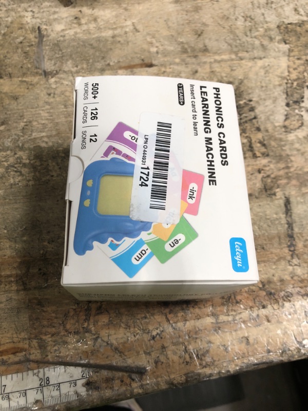 Photo 1 of **MISSING CHARGER AND CORDS**Phonics Talking Flash Cards for Toddlers 3-8, 532 Words, Learn to Read with 2 Paths, CVC Blends Digraphs Long Vowel Sounds, Spelling & Reading, Educational Toys for Kindergarten Homeschool Grades 1-2