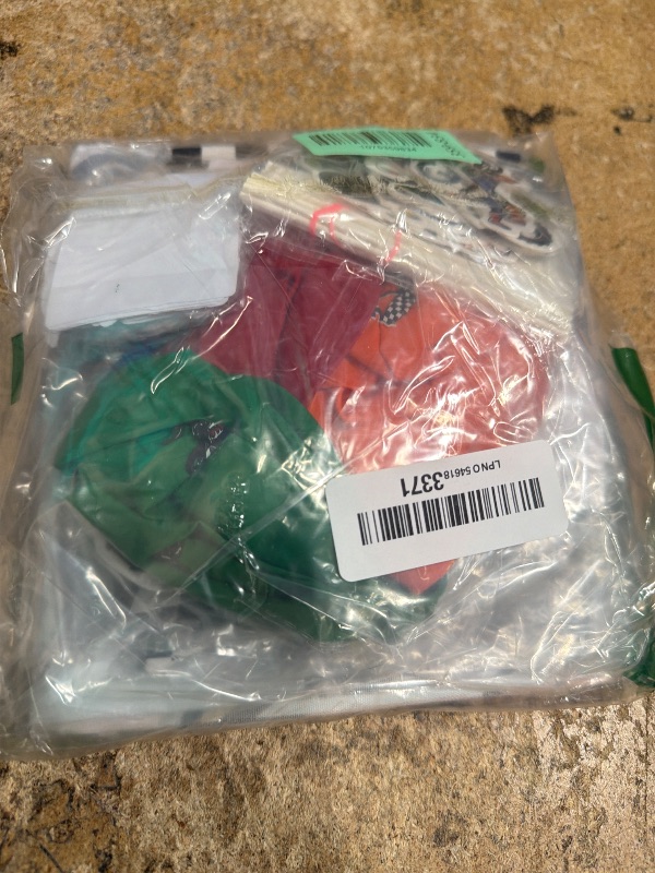 Photo 1 of (MISSING MANY FOR PARTS SOLD*)Dirt Bike Birthday Decorations Motocross Theme Party Supplies Contains motorcycle Backdrop Banner Balloons Cake Toppers Hanging Swirl Stickers