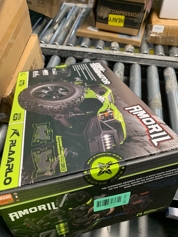 Photo 1 of ***parts only***RIAARIO 1/10 Brushless RC Cars, Monster Truck, 50+ MPH, 4WD, Waterproof, Carbon Fiber, Black, Ages 8+
