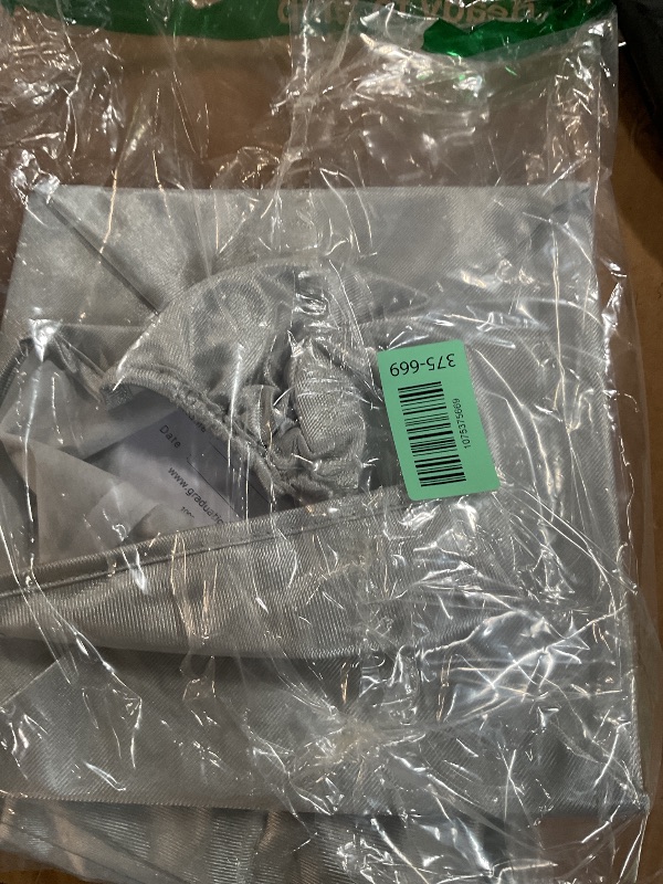 Photo 1 of ***MISSING PARTS***
GraduationMall Shiny Graduation Gown Cap Tassel Set 2026 for High School Silver 39(4'6"-4'8")