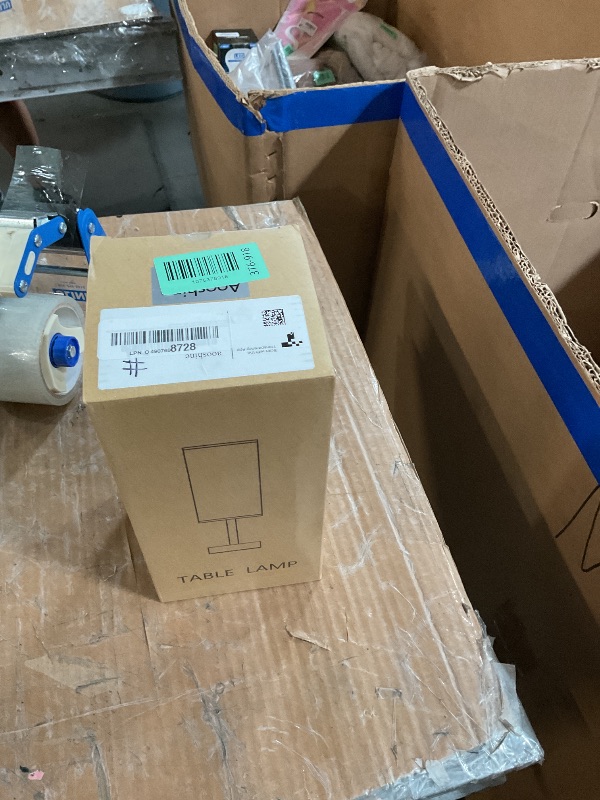 Photo 1 of ?Upgraded?Bedside Table Lamp Touch Control, with USB C+A Charging Ports & Dual AC Outlets, 3-Way Nightstand Lamp for Bedroom with LampShade Living Room Office(LED Dimmable Bulb Included)