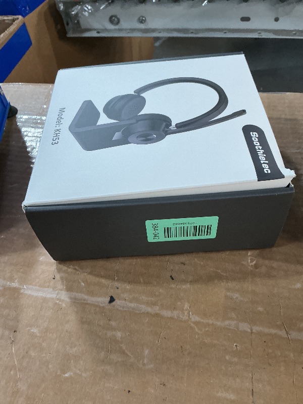 Photo 1 of (Upgraded Version) Wireless Headset, Bluetooth Headset with Noise Cancelling Microphone, Best Headphones with Mic Mute & USB Dongle for PC/Computer/Laptop/Cell Phones/Remote Work/Call Center