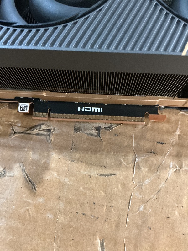Photo 1 of ***POTENTIAL PARTS ONLY - REPORTED TO NOT BOOT***
ZOTAC GeForce RTX 5090 Solid OC Graphics Card, NVIDIA, 32GB GDDR7, DLSS 4, 3× DisplayPort 2.1b & HDMI 2.1b, PCIE 5.0 (ZT-B50900J-10P)