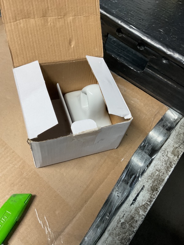 Photo 1 of  Porcelain Towel Bar Rod Rack Post Holder Bracket Tile Set Ceramic Bathroom Towel Holder Porcelain Bathroom Accessories (White), Only one, the other was broken 