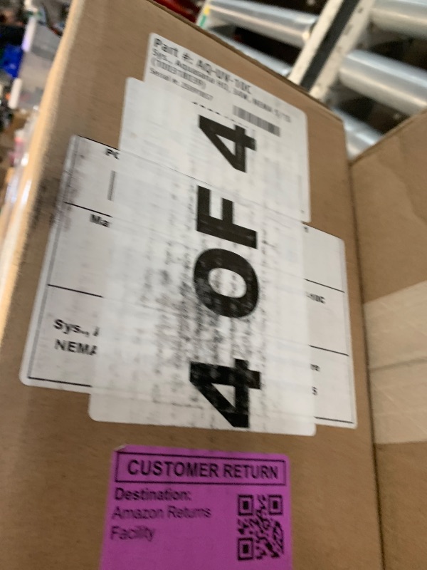 Photo 1 of ***PARTIAL SET - BOXES 3 AND 4 ONLY ***
**wrong part**
**selling for parts**
Aquasana Whole House Well Water Filter 500K Gallons UV