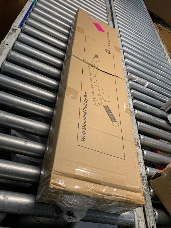 Photo 1 of ***MISSING MOUNTING HARDWARE***  Kipika Heavy Duty Wall Mounted Pull Up Bar, Ball Finger Grip Training, 1 3/10" Durable Steel Tubing, 5 Hand Grip, 38" Wide, 6" Wall to Bar Spacing, More Stable 6 Hole