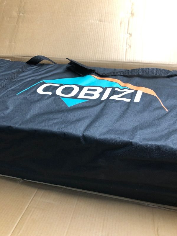Photo 1 of ***STOCK PHOTO FOR REFERENCE ONLY*** COBIZI 10x10 Pop Up Canopy Tent with 4 sidewalls Commercial Heavy Duty Canopy UPF 50+ All Weather Waterproof Outdoor Canopy Wedding Tents for Parties Gazebo with Roller Bag, Grey (Windproof Upgraded)