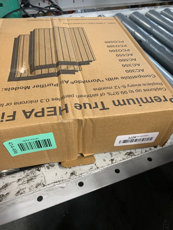 View 2 of (2) MD1-0022 True HEPA Filter with (4) MD1-0023 Activated Carbon Pre-filter, Compatible with Vornado Air Purifier Model AC300, AC350, AC500, AC550, PCO200, PCO300, PCO375DC, PCO500, PCO575DC