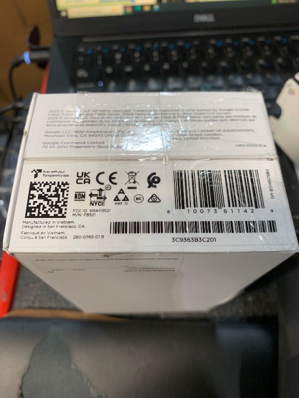 Photo 1 of ***FOR PART ONLY - SEE NOTES***Fitbit Sense 2 Advanced Health and Fitness Smartwatch with Tools to Manage Stress and Sleep, ECG App, SpO2, 24/7 Heart Rate and GPS, Shadow Grey/Graphite, One Size (S & L Bands Included)